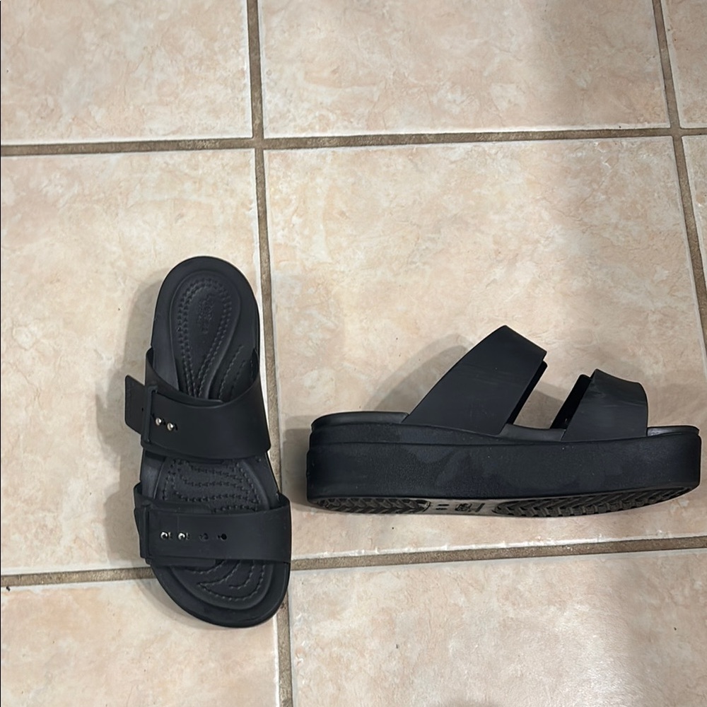 Crocs Black Women's Sandals